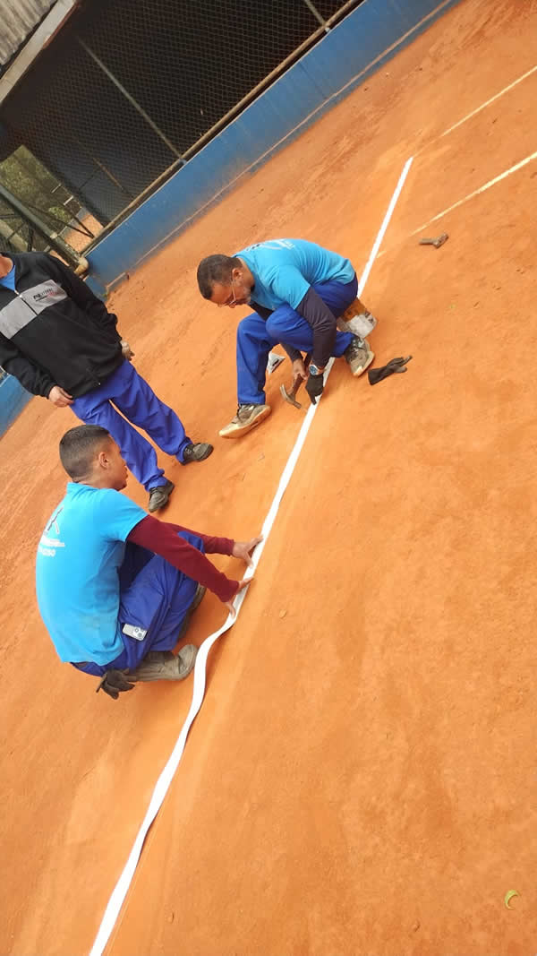 Manutenção Quadra de Tênis